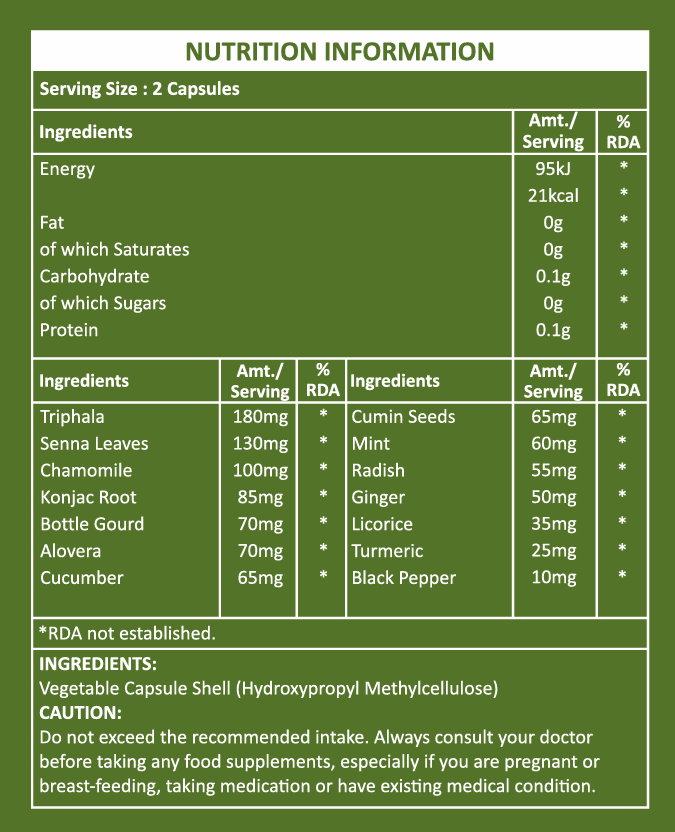 OLLOVITA Plant-Based Digestive Support Capsules – 1000mg Veg Supplement for Healthy Digestion, Gut Balance & Daily Wellness | 60 Veg Capsules