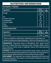 Plant-Based Vitamin B12 1000mg Veg Capsules – Energy, Nerve & Metabolism Support | 60 Capsules (Methylcobalamin)